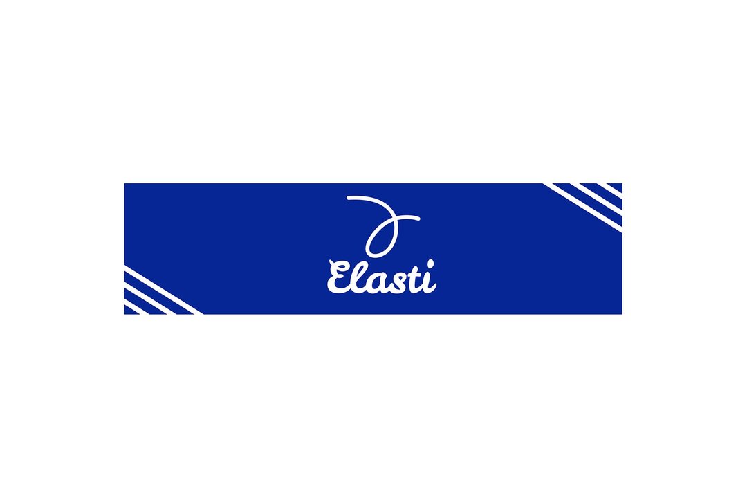 【ELASTI】时尚运动毛巾-运动蓝白 - 运动配件 - 聚酯纤维 蓝色