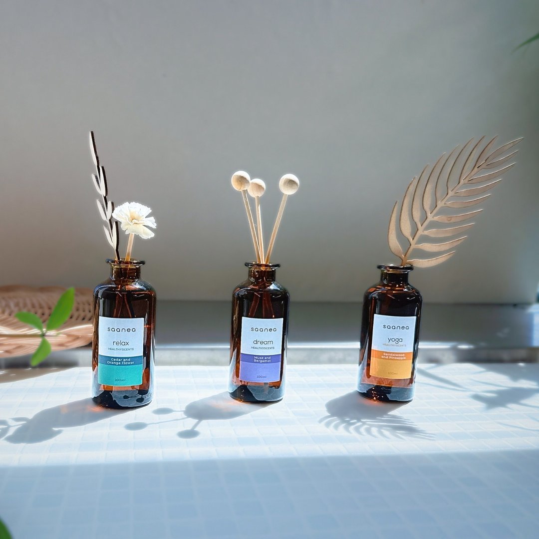 【居家好物推荐】芳疗系列居家扩香瓶 100ml+ 造型扩香棒 - 香薰/精油/线香 - 浓缩/萃取物 黑色