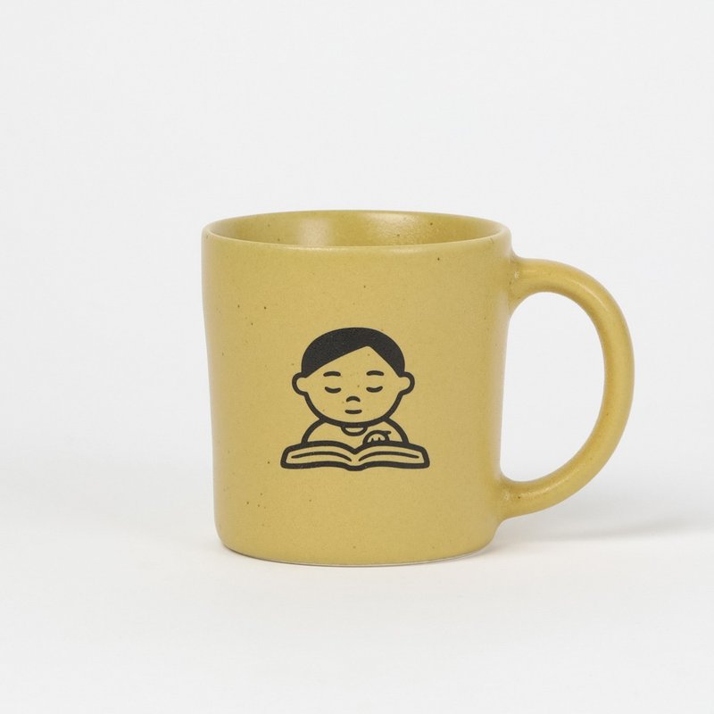Noritake A BOOK DAY 马克杯 A (黄) - 咖啡杯/马克杯 - 陶 咖啡色