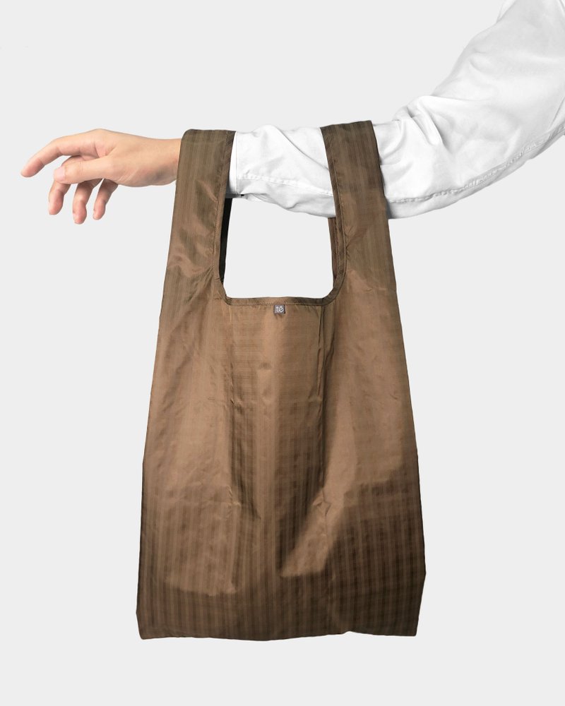 U4 环保购物袋 / 古铜 - 手提包/手提袋 - 聚酯纤维 咖啡色