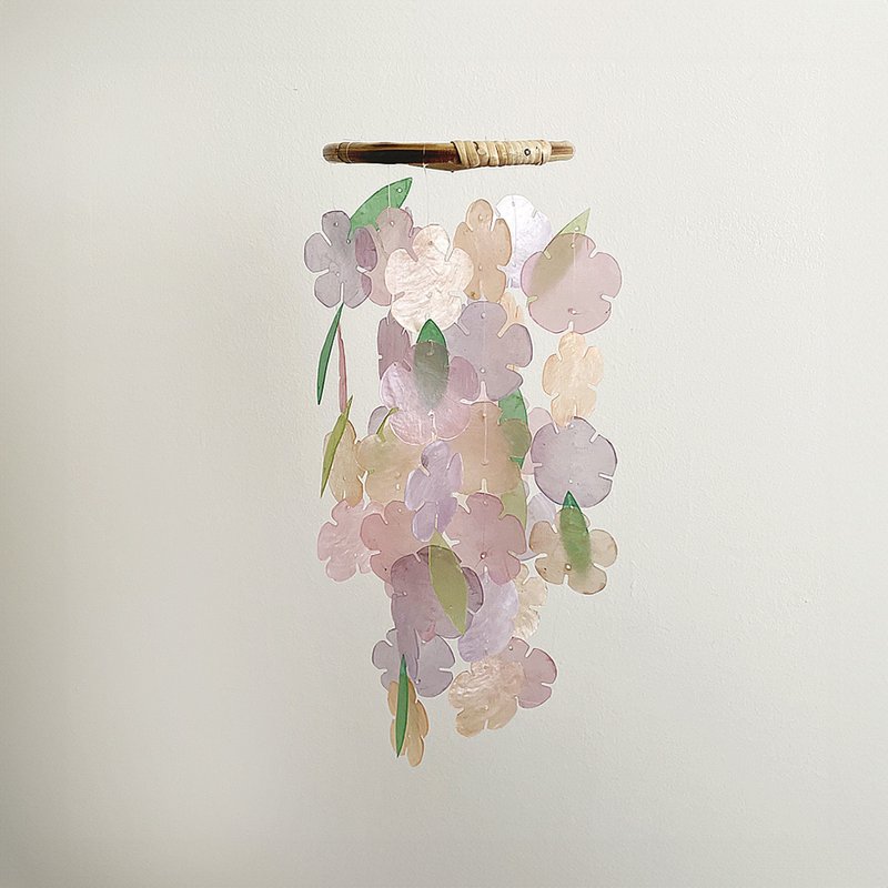 预制|非洲樱花面包店-阳光|贝壳风铃手机|#1-236 - 摆饰 - 贝壳 粉红色