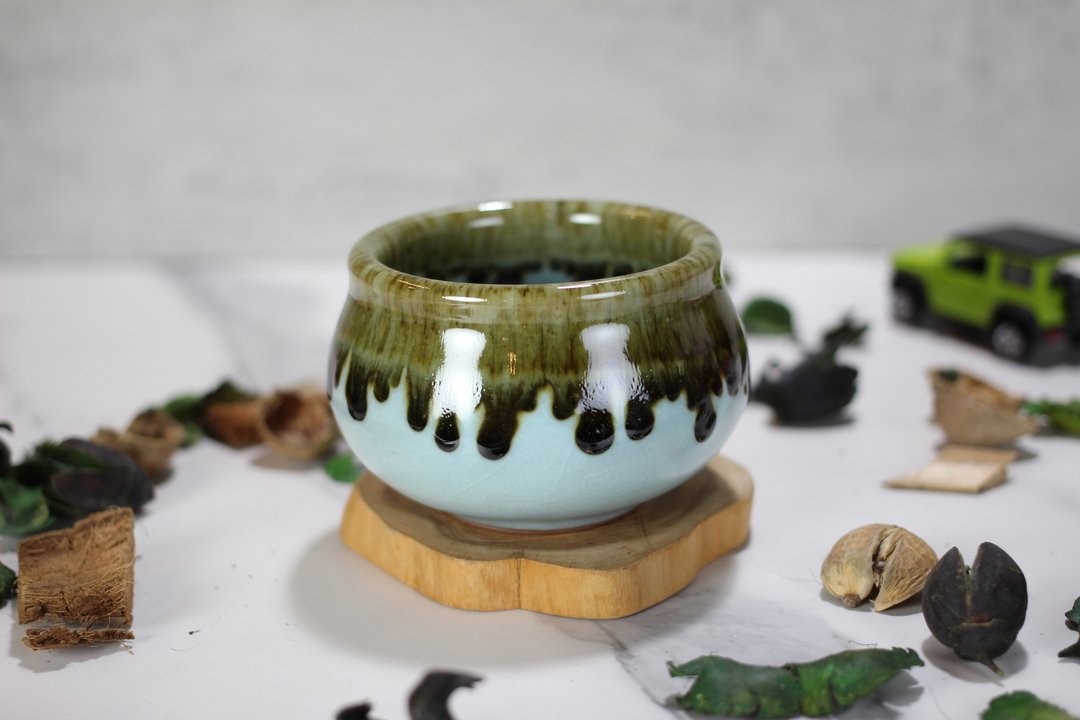 【沐春生活】200ml 汝窑 手拉坯茶杯 主人杯 叶敏祥手作 - 茶具/茶杯 - 瓷 