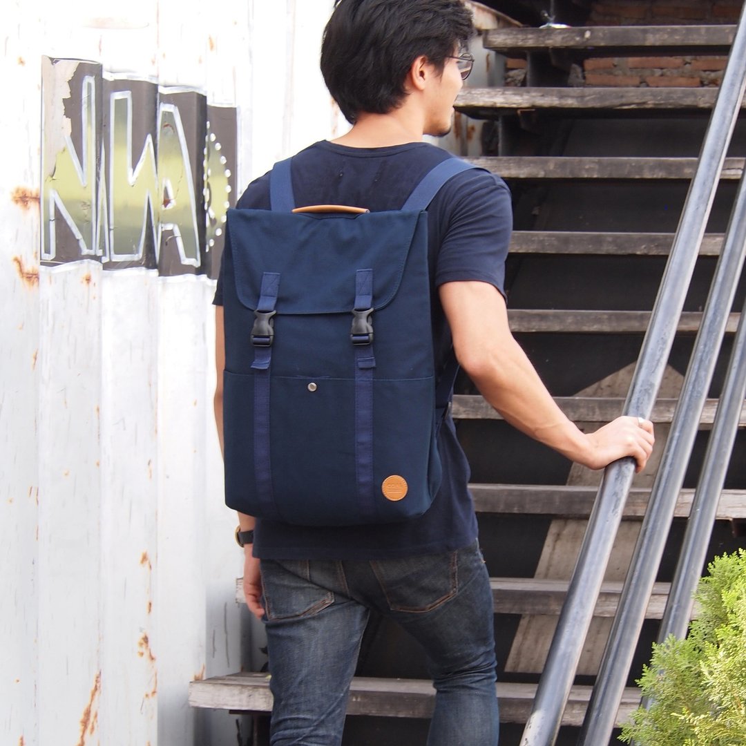 Simply Collection - Blue (可转换后背包托特包、后背包、包袋、托特包) - 后背包/双肩包 - 其他材质 蓝色
