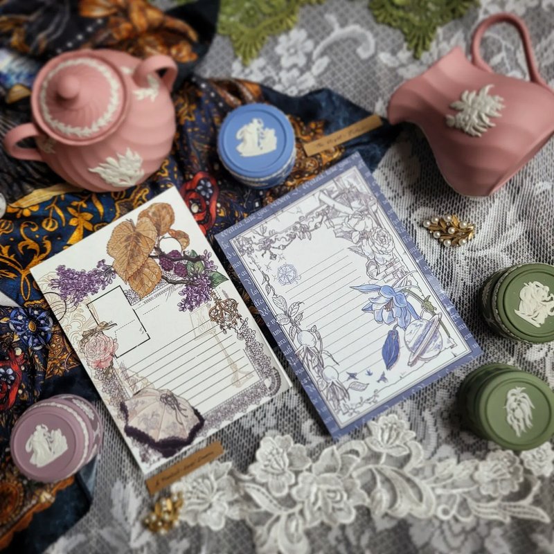 Over the Cloud Brooks illustration memo pad series - 便条纸/标签贴 - 纸 蓝色