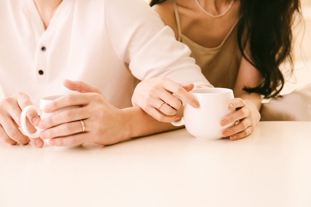 18K 骑士公主 婚戒 情侣对戒 戒指 - 戒指 - 钻石 金色