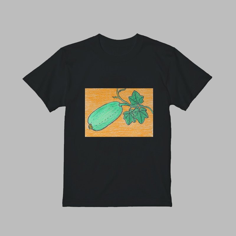 中性短䄂T恤 | 菜瓜B0001 | 茶茶艺术家 - 中性连帽卫衣/T 恤 - 棉．麻 多色