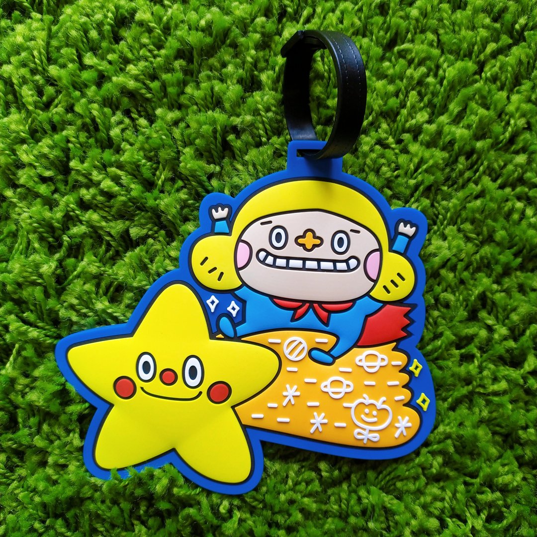 花大鼻流星 行李吊牌/票卡夹(两用) - 行李吊牌 - 塑料 多色