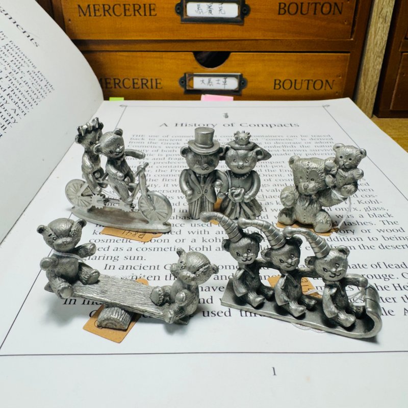 1980年代熊系列 摆件 - 其他 - 其他金属 