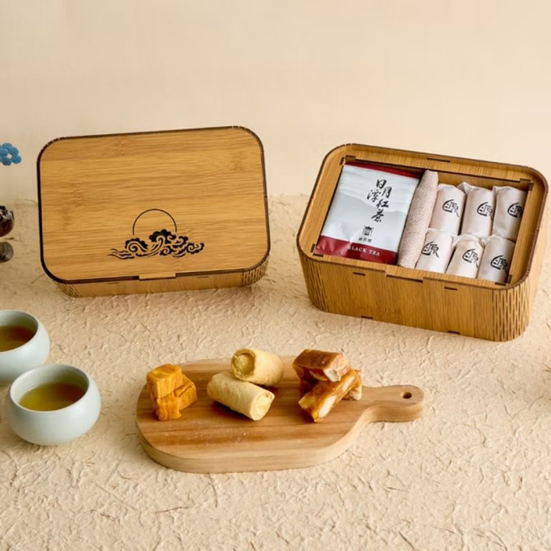 【团源】团源芒香卷 12入 + 涵碧楼茶包 3 入 食品米其林 3 星 - 零食/点心 - 新鲜食材 橘色