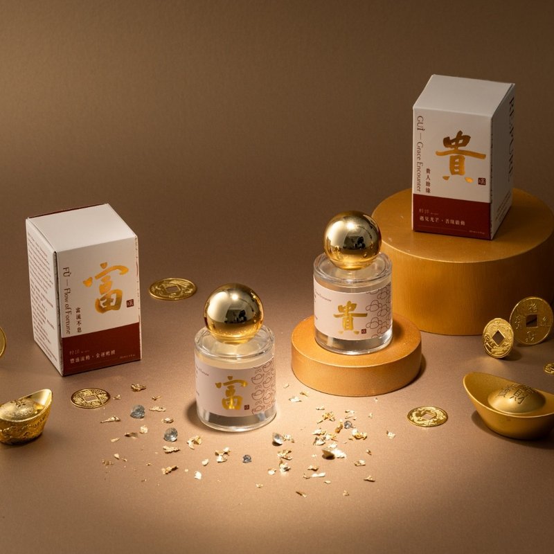 富贵招财精油喷雾 30ml 两款香气 驰富贵礼盒 开运喷雾 空间喷雾 - 香薰/精油/线香 - 精油 红色