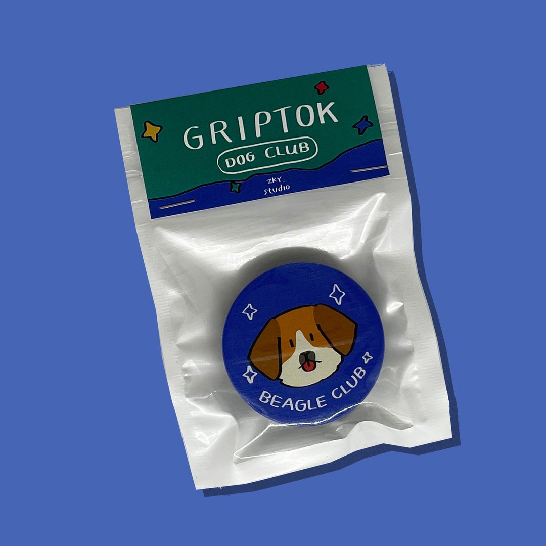 Phone Grip Beagle Club - 手机配件 - 塑料 
