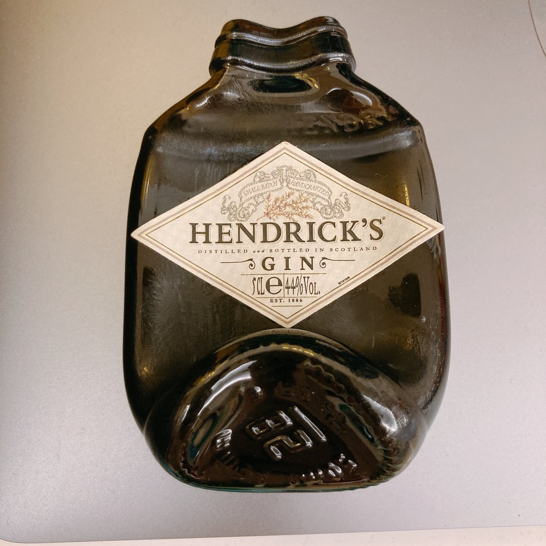 亨利爵士HENDRICKS 琴酒迷你款酒瓶磁铁 冰箱贴 - 冰箱贴/磁贴 - 玻璃 
