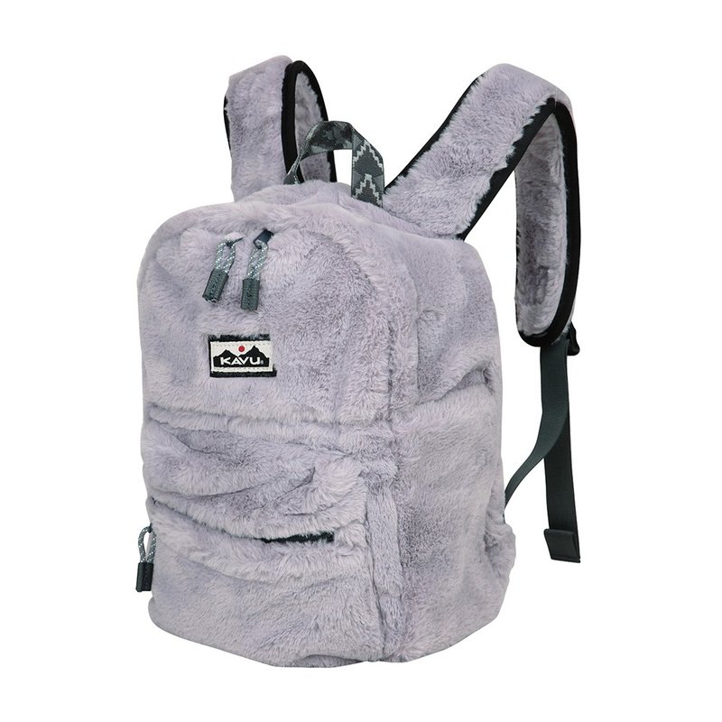 【西雅图 KAVU】 Fuzz Cub 休闲毛毛后背包 灰狼 #9224 - 后背包/双肩包 - 其他材质 灰色