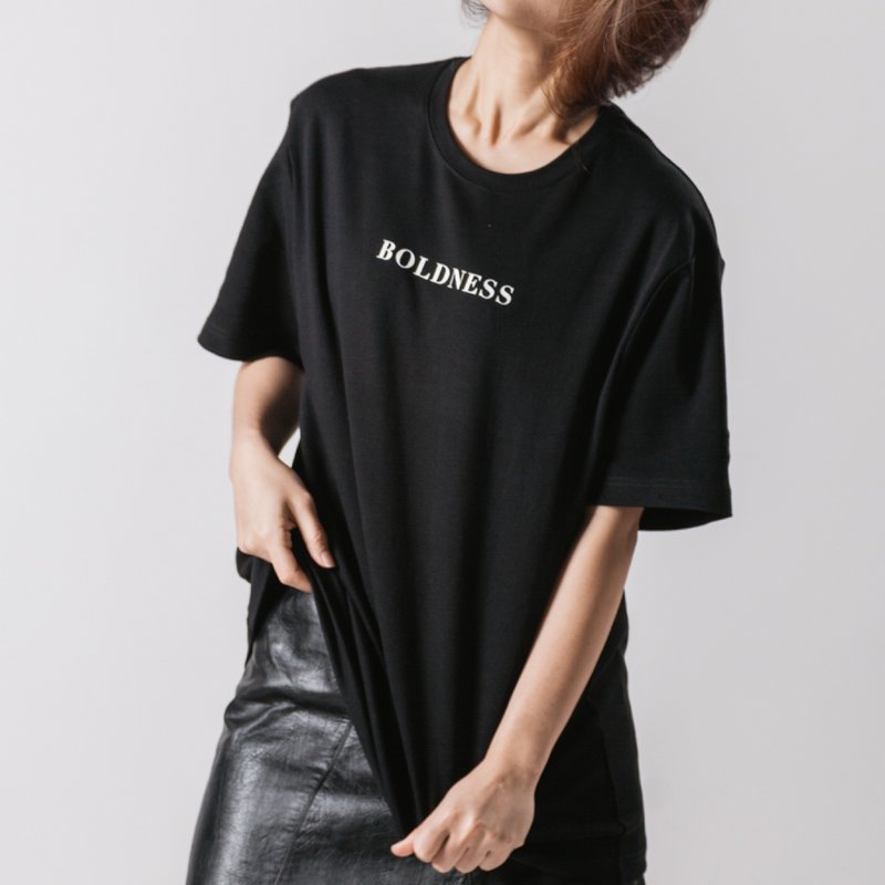 Yezzo - Signature Lion Tee (Black) - 中性连帽卫衣/T 恤 - 棉．麻 黑色