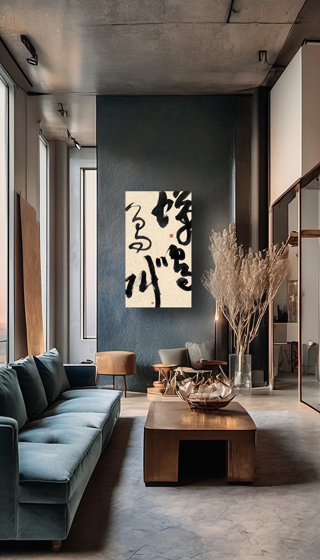 书法-无框画 | 乔迁礼物 | 开店 | 民宿布置 | 搬新家 | 装饰画 - 海报/装饰画/版画 - 其他材质 黑色