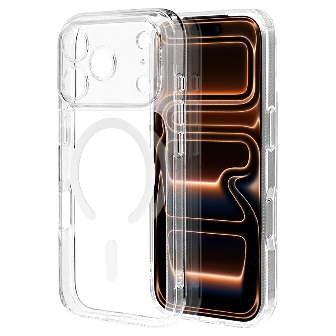 镜头区包覆 RHINOX iPhone17Pro 透明全包手机壳 磁吸防摔壳 - 手机壳/手机套 - 其他材质 