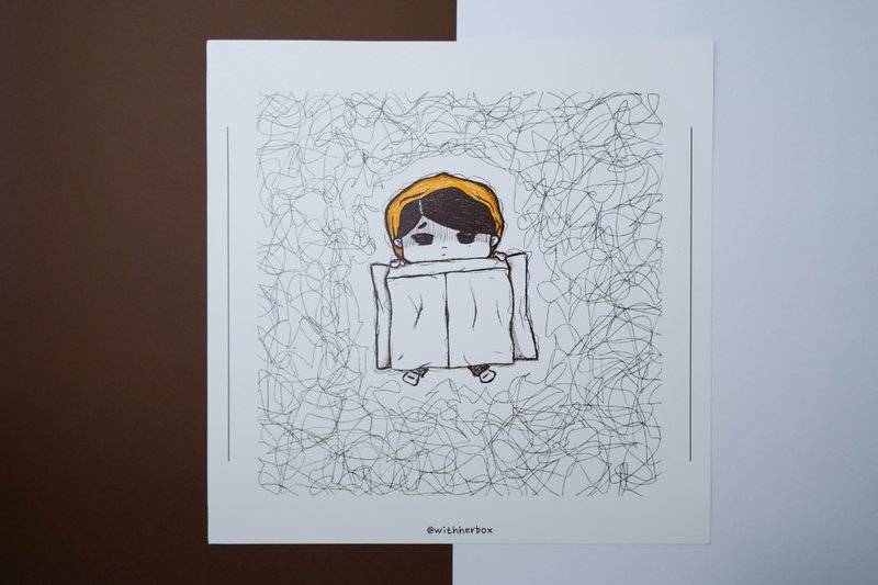 Murmurboo - Poster (Lying) - 其他 - 纸 橘色