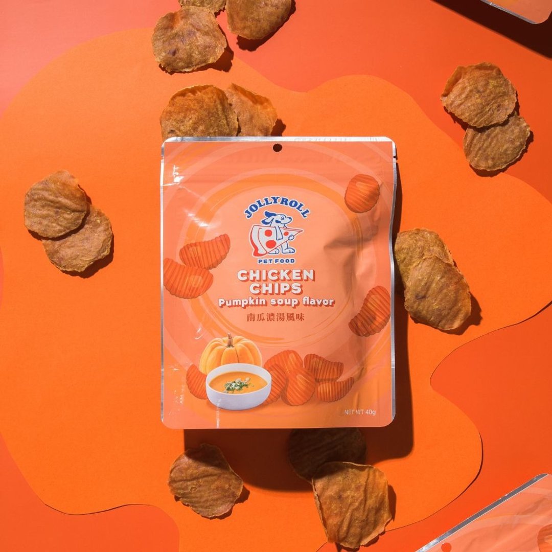 喜翻 JOLLYROLL Chips 鸡肉洋芋片 - 南瓜浓汤 40g - 零食/点心 - 其他材质 