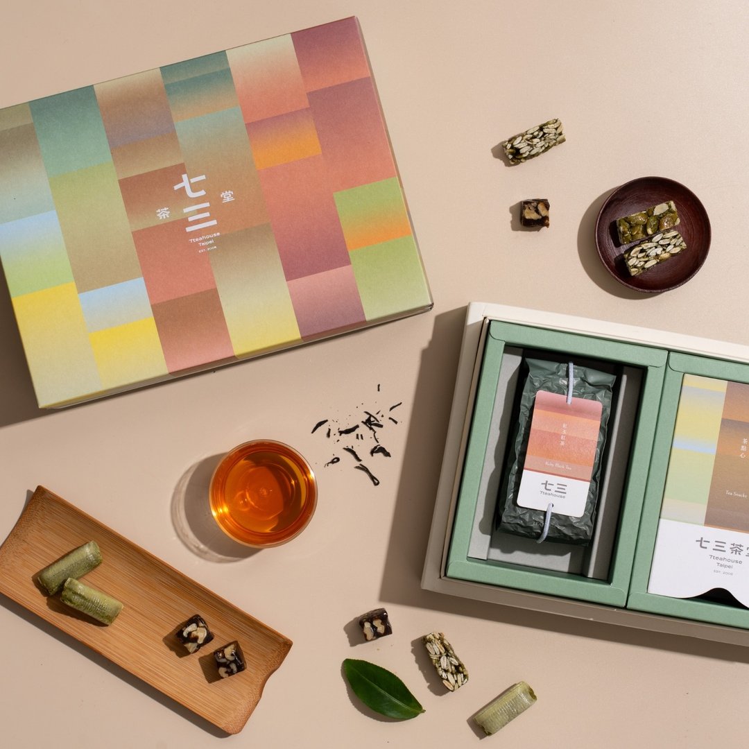七三茶堂 风味色谱茶礼盒丨精品原叶 + 茶点心【附提袋】 - 茶 - 纸 多色