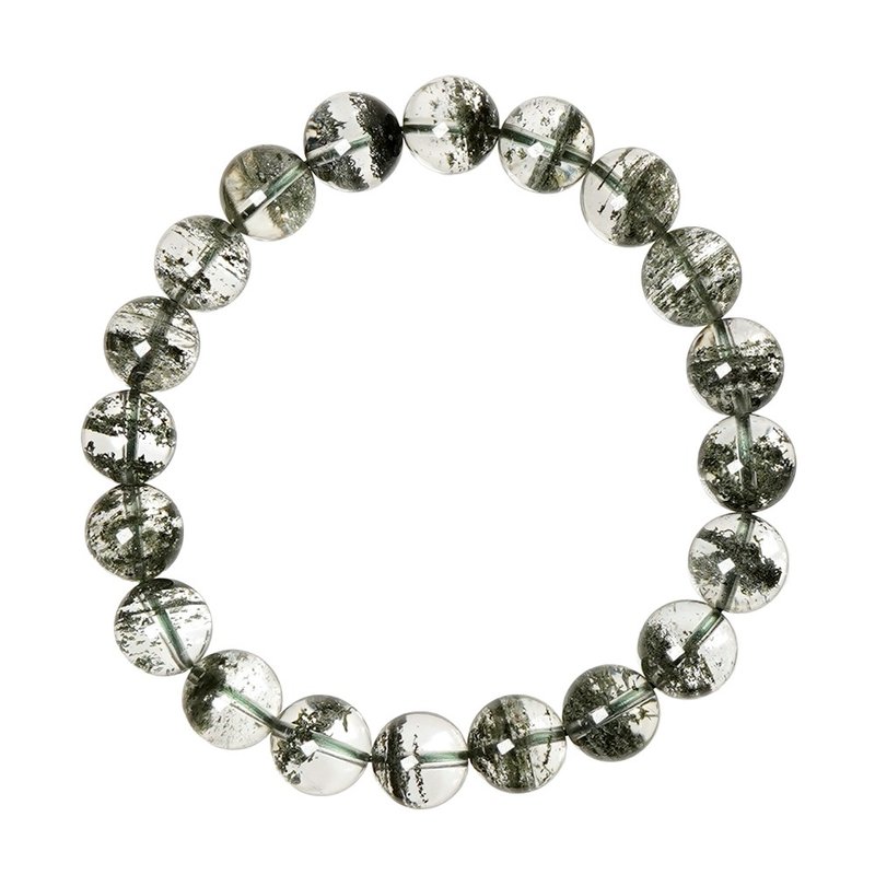 【正佳珠宝】绿幽灵 顶级千层满天星 9.8-10.3mm 绿幽灵手珠 - 手链/手环 - 半宝石 多色