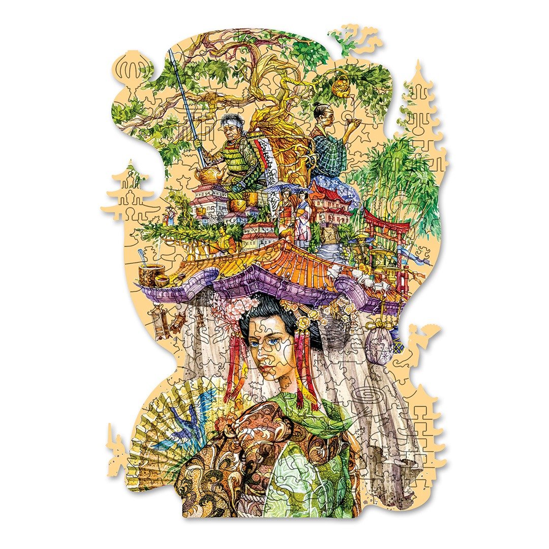 DAVICI Wooden Jigsaw Puzzles - Japan - 桌游/玩具 - 木头 