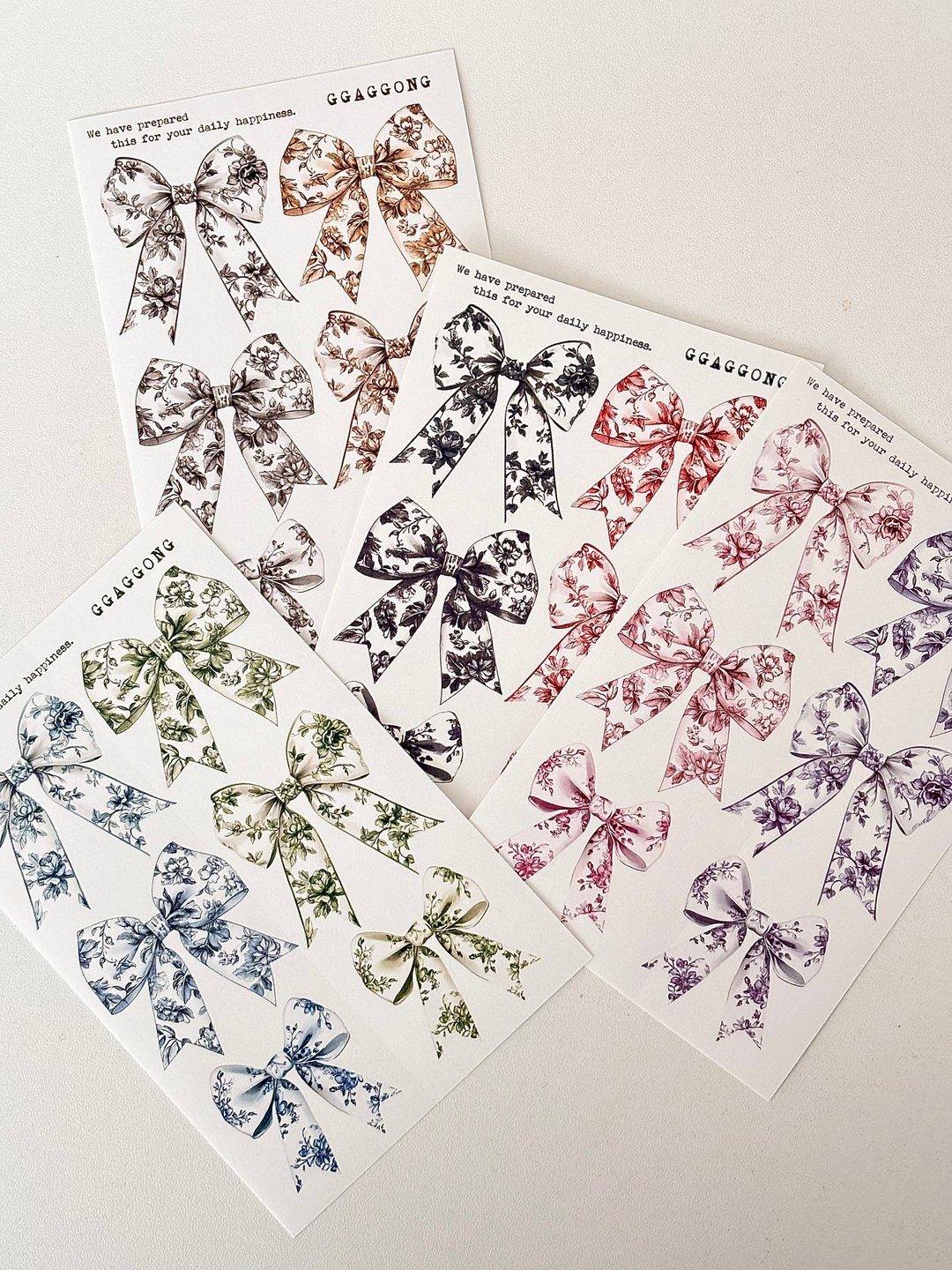 普罗旺斯缎带 - 贴纸 - 纸 