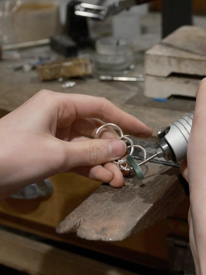 金工课程 圈圈圆圆圈圈－三环戒指 - 金工/饰品 - 纯银 