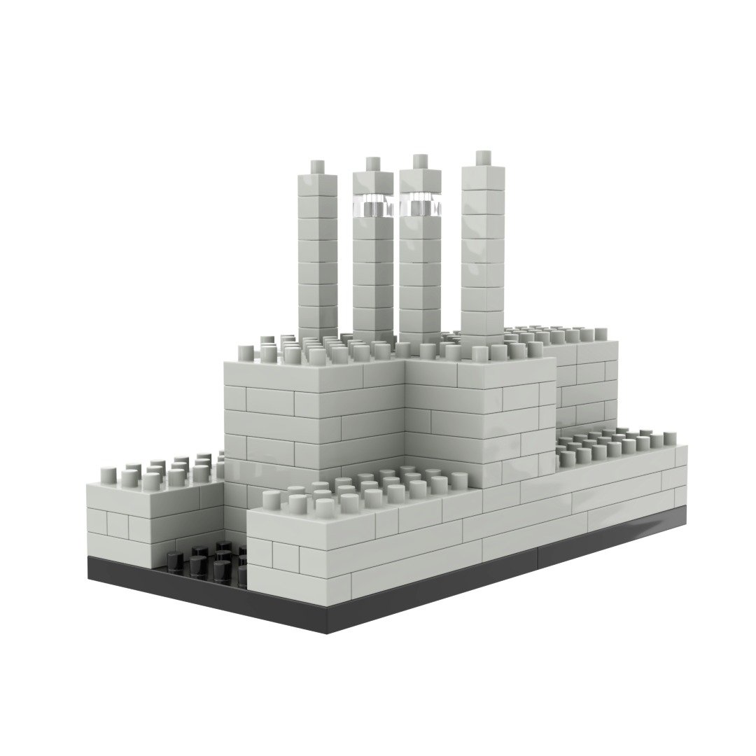 Archbrick 粗犷派建筑师建筑微积木 - 摆饰 - 塑料 多色