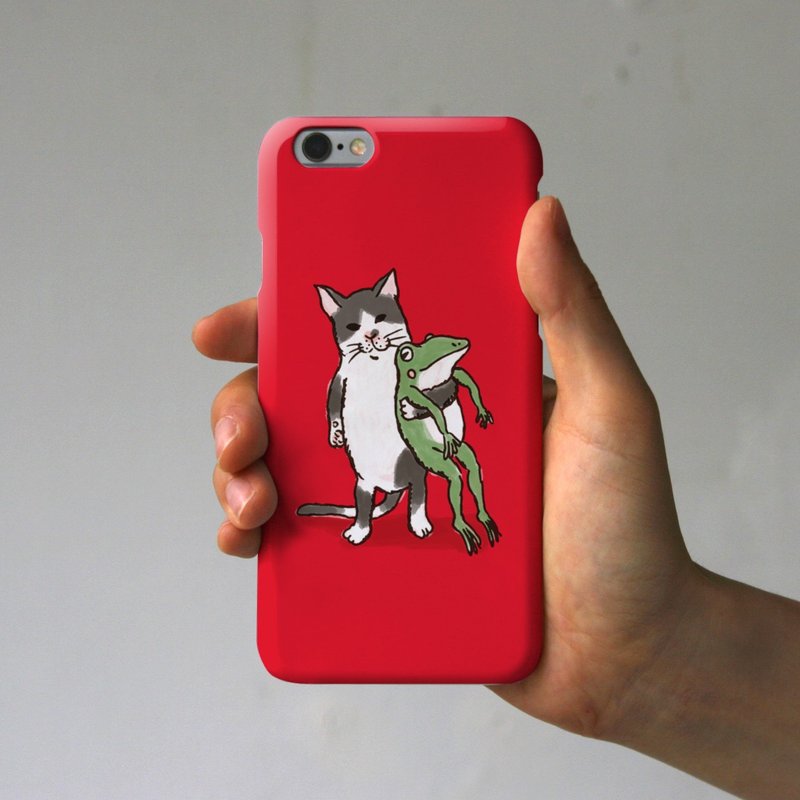 iPhone case Nakayoshi Red Orange - 手机壳/手机套 - 塑料 