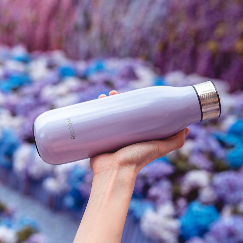 01LIV x wbottle 500ml不锈钢双层真空茶滤防漏保温瓶环保杯紫色 - 保温瓶/保温杯 - 环保材料 紫色