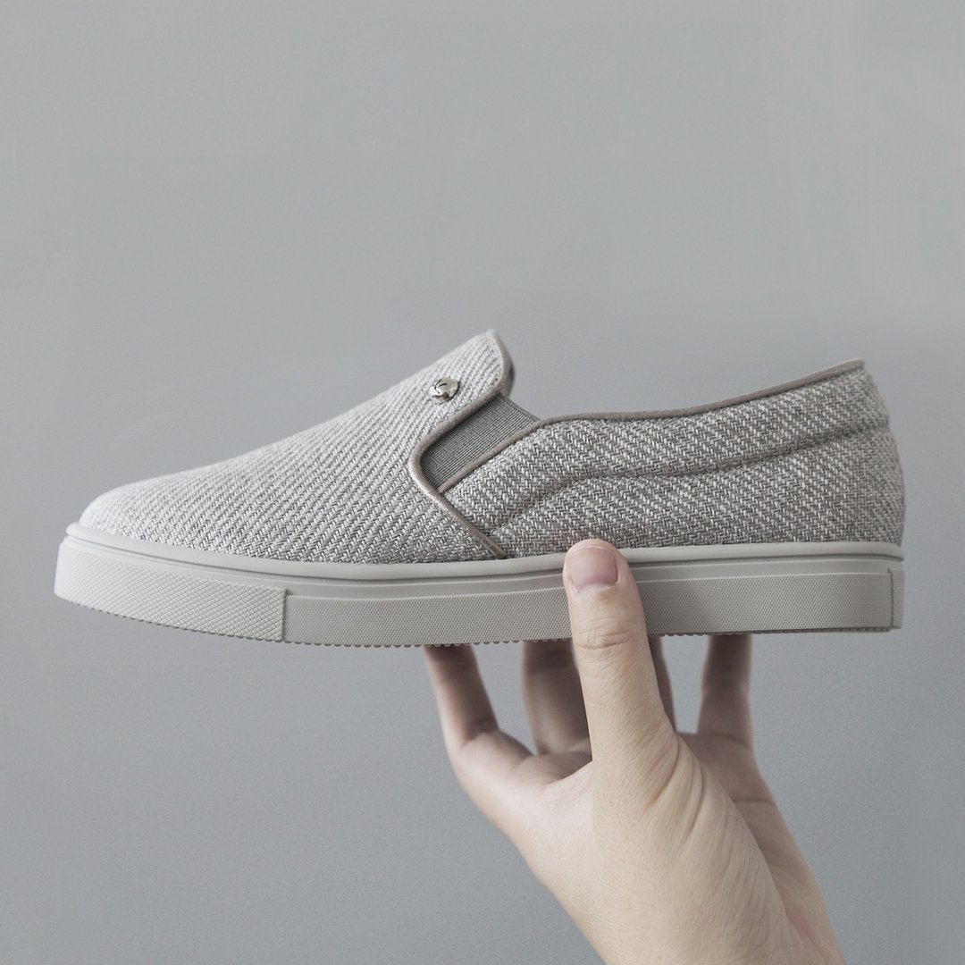 SNKR GRAY (质地灰) Sneaker  | WL - 女款休闲鞋 - 棉 灰色