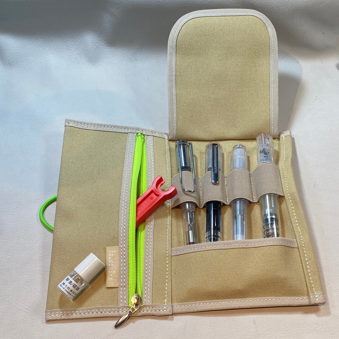 工具卷_修订02_米色 - 铅笔盒/笔袋 - 棉．麻 卡其色