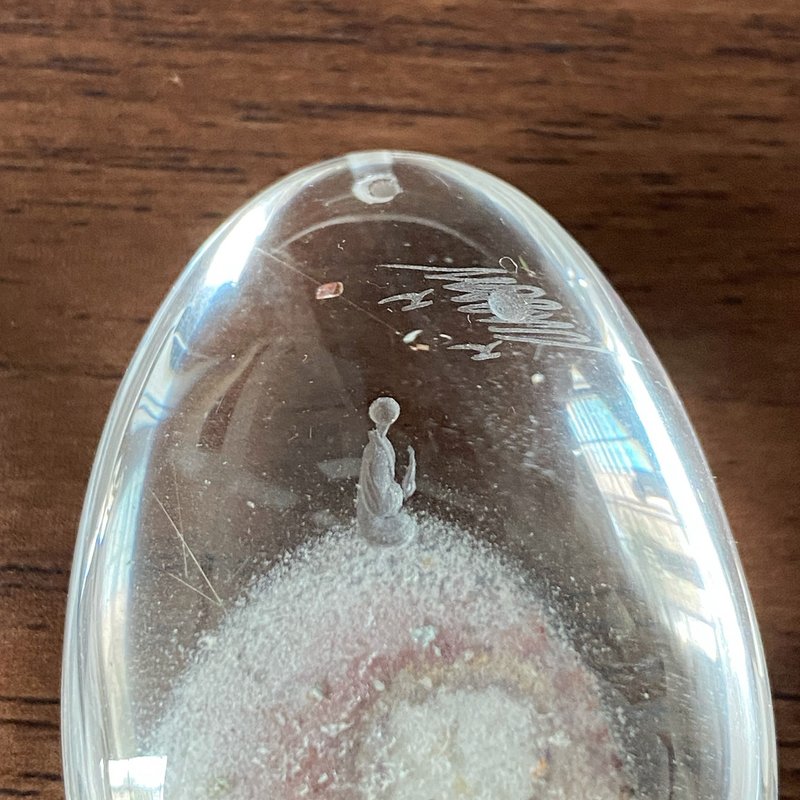 悟道 • 修禅天然幽灵水晶雕刻吊坠丨矿石 - 吊饰 - 水晶 白色