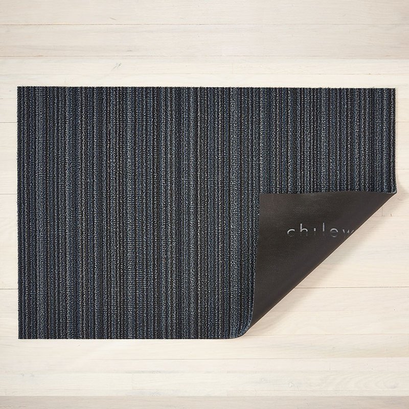 细条纹 Skinny Stripe 脚踏垫-深邃蓝 - 地垫/地毯 - 塑料 蓝色