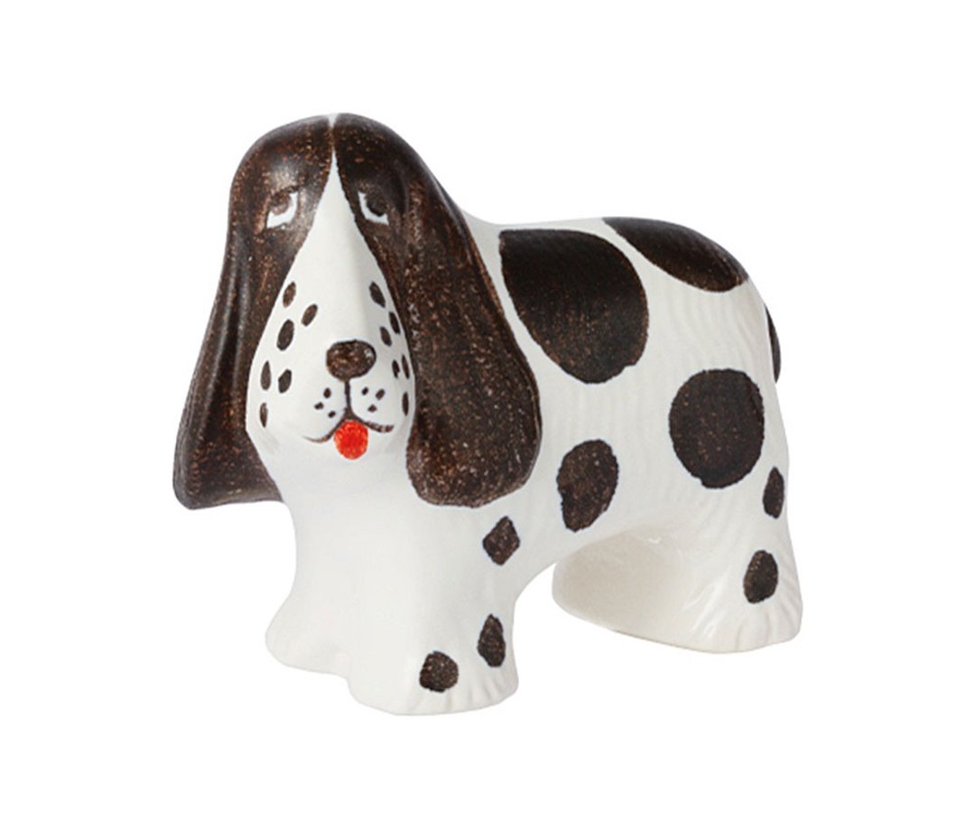 Lisa Larson Spaniel 可卡犬 - 花瓶/陶器 - 陶 咖啡色