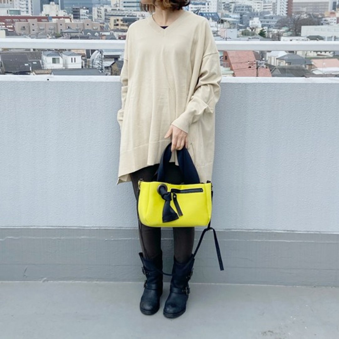 Neoprene Tesage & Pochette Yellow - 侧背包/斜挎包 - 其他材质 黄色