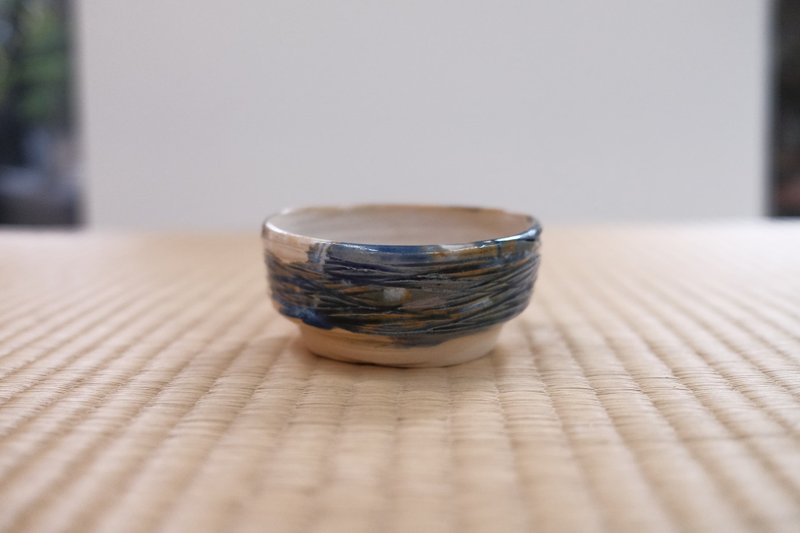 手作蓝釉小碗 - 碗 - 陶 多色