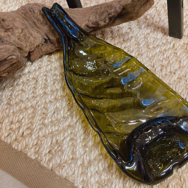 西班牙葡萄酒 酒瓶盘 成盘 玻璃盘子 - 盘子/餐盘/盘架 - 玻璃 