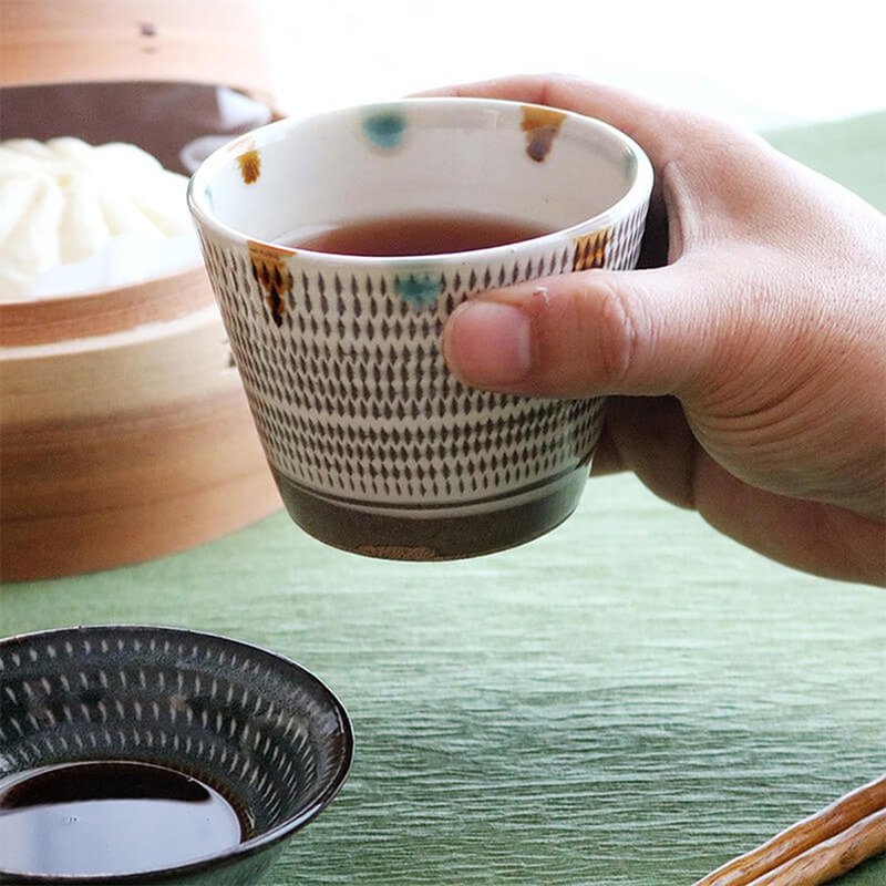 小石原烧 小石原烧 Free cup Maruta kiln 9cm - 其他杯子 - 陶 咖啡色