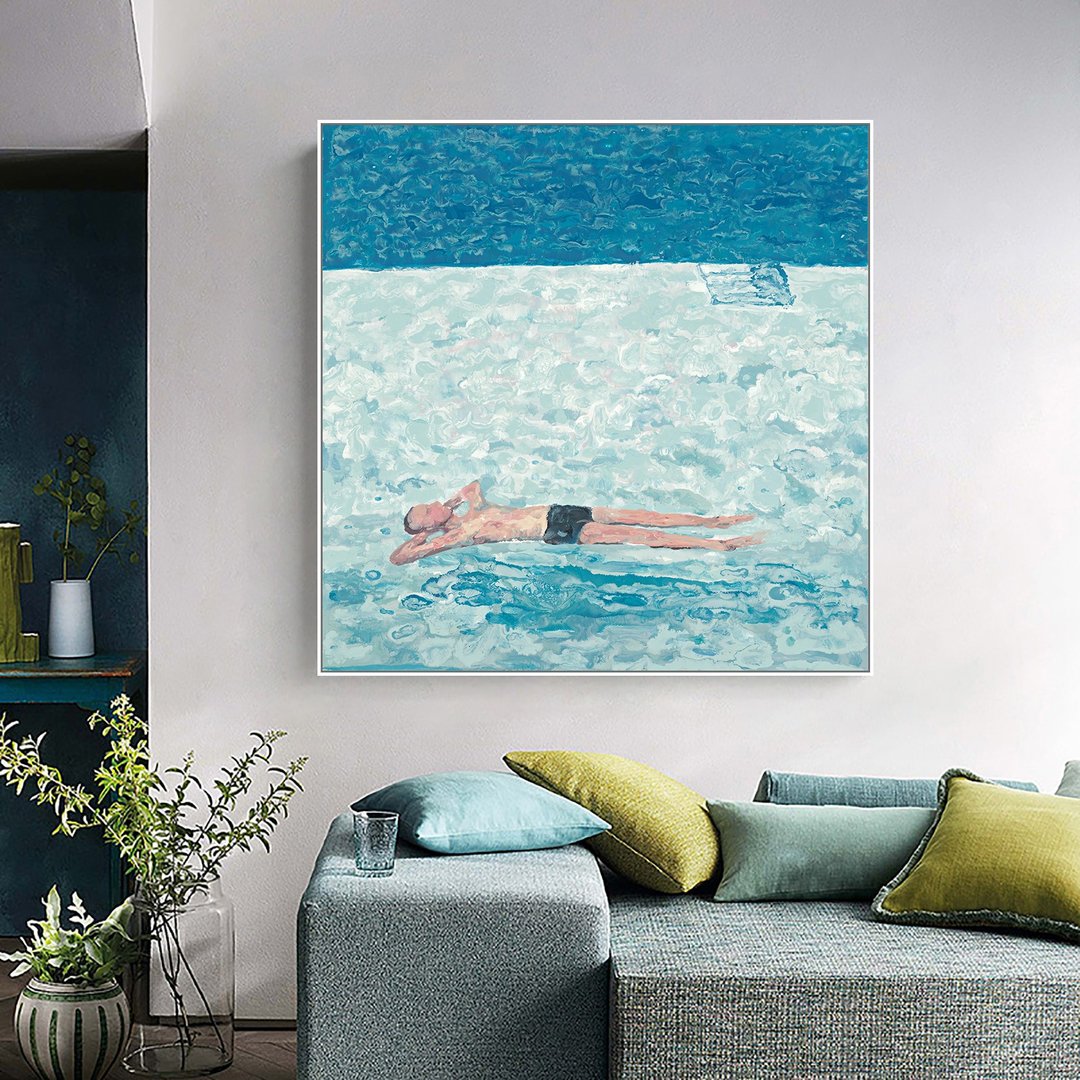 漂浮系列－听 | 艺术微喷 | 挂画 - 海报/装饰画/版画 - 木头 