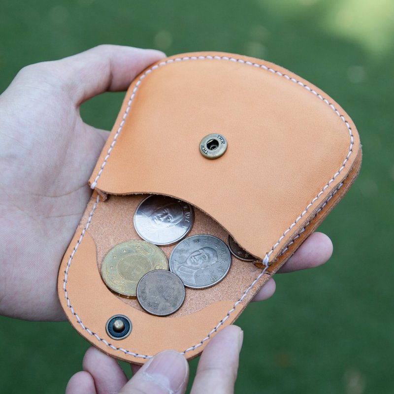 贝壳零钱包 含烫金体验【烫金体验/一人成团】【台中东海课程】 - 皮件 - 真皮 