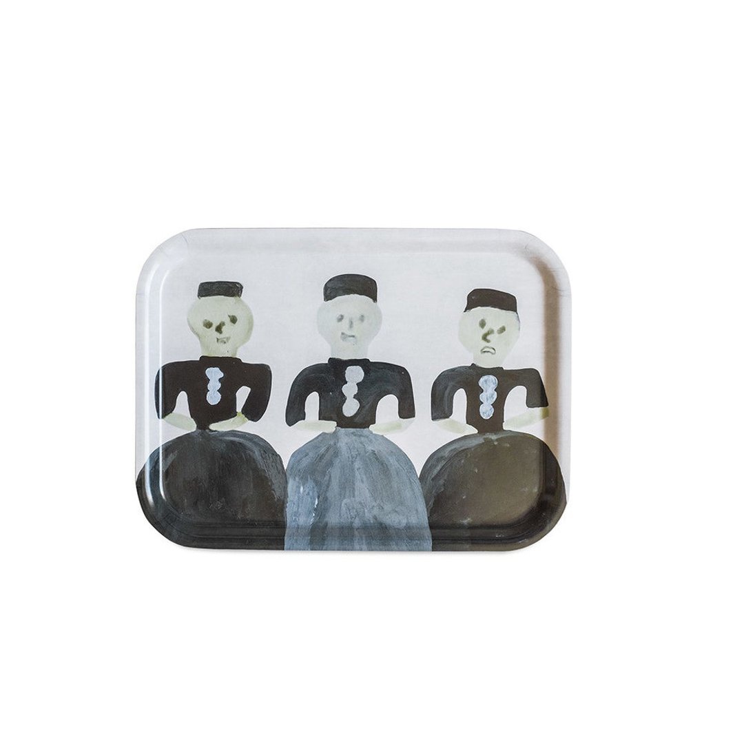 方型托盘-TANT TRAY (27 X 20 cm) - 托盘/砧板 - 木头 白色