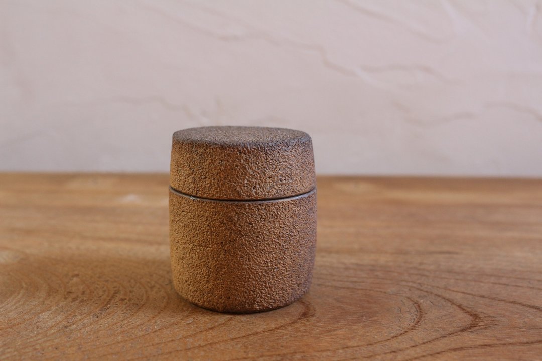 Powdered lid - 调味罐/酱料瓶 - 陶 咖啡色