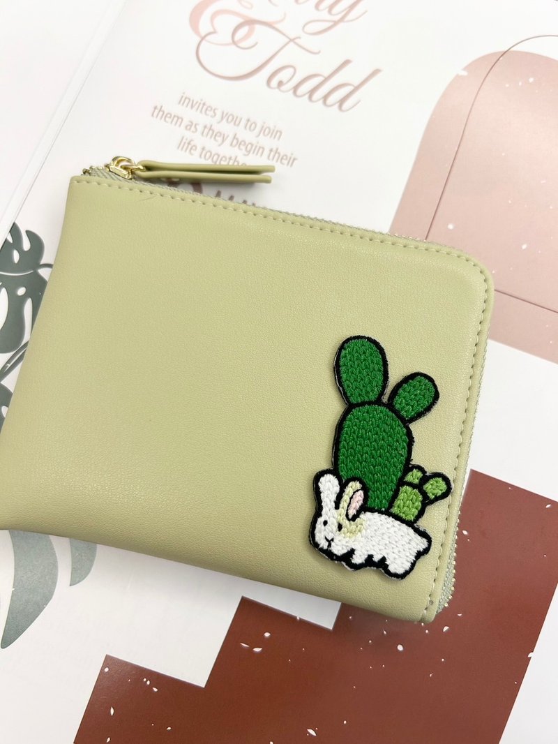 【快速出货】L型短夹 零钱包 皮夹 卡夹 小包 大容量 生日 毕业礼 - 皮夹/钱包 - 防水材质 