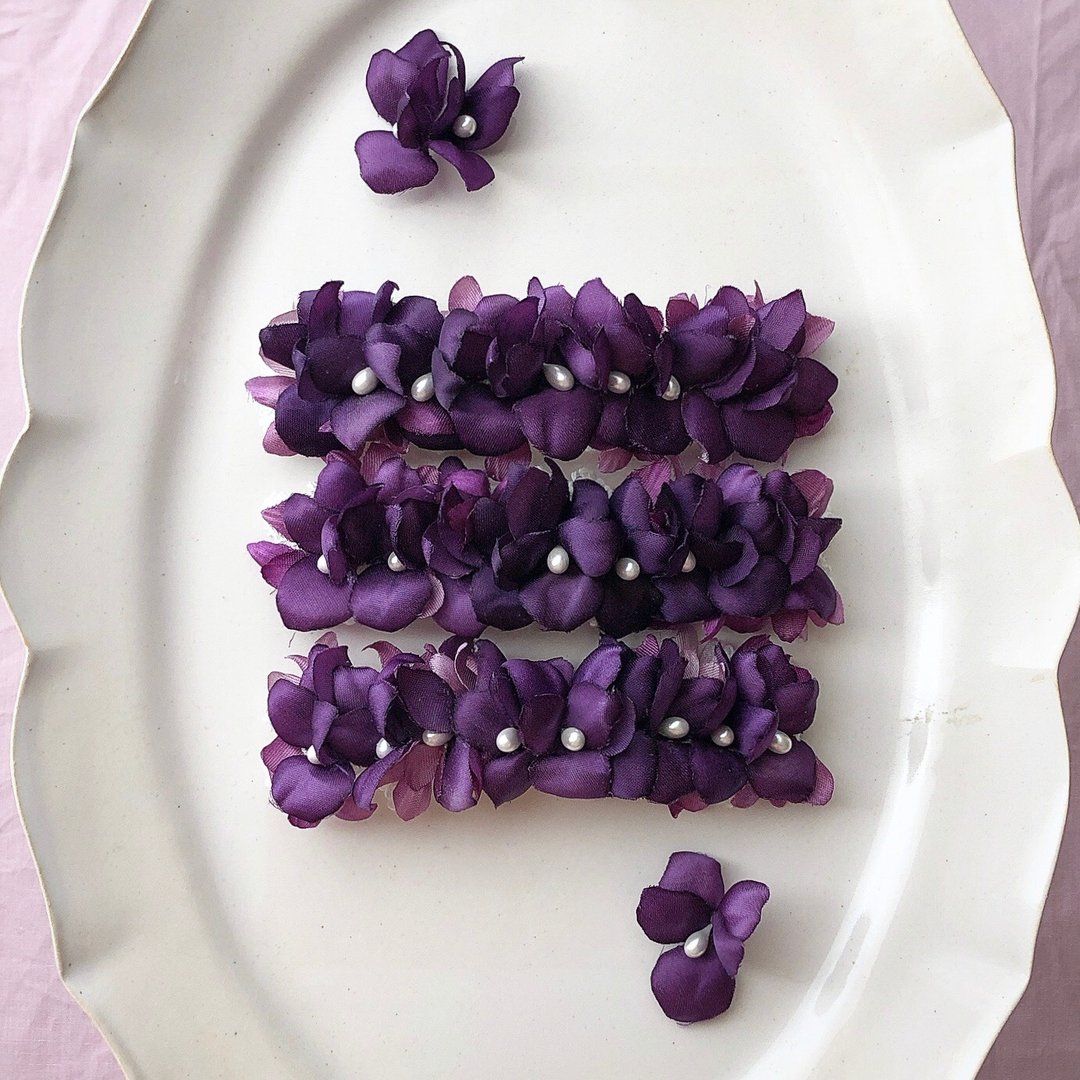 sucre violette 看起来像糖果的紫罗兰色发夹 - 发饰 - 聚酯纤维 紫色