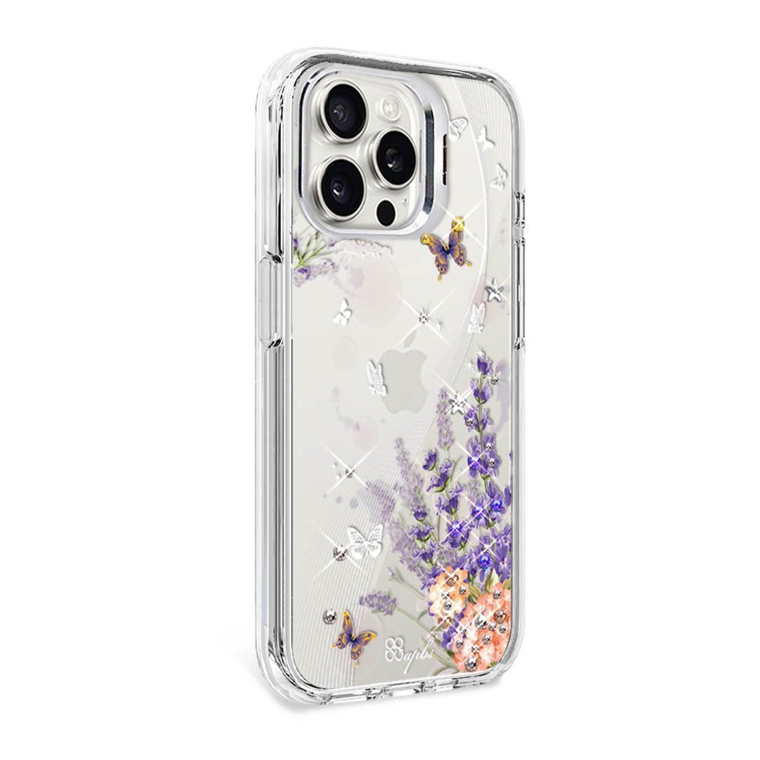 iPhone 全系列 防震双料隐形立架水晶彩钻手机壳-普罗旺斯 - 手机壳/手机套 - 其他材质 多色