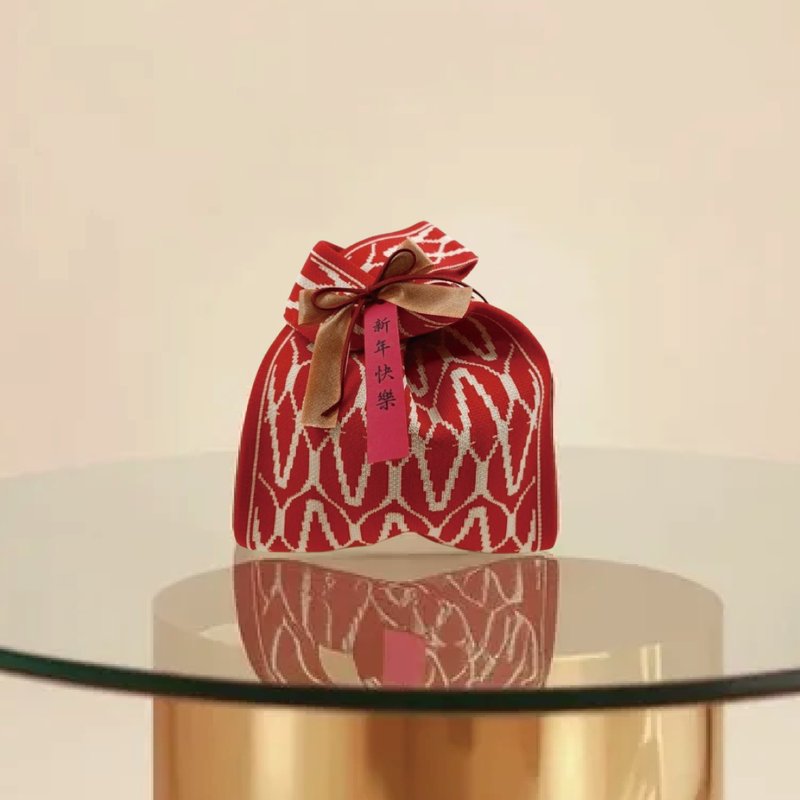 【2025蛇年限定】有机红玉红茶新年礼盒 茶叶 伴手礼 - 茶 - 棉．麻 红色