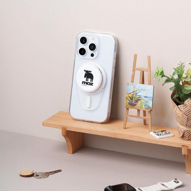 solide 索力得 MOOZY POP 瑞典驼鹿正版授权磁吸气囊支架 - 手机座/防尘塞 - 其他材质 多色