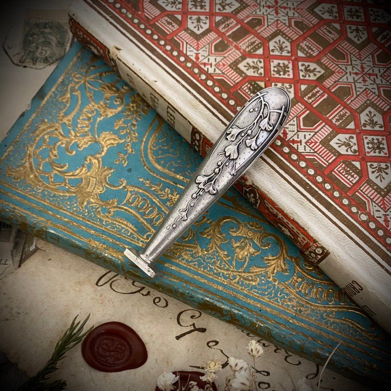 19世纪末 法国纯银印章 Art Nouveau 新艺术风格 - 印章/印台 - 纯银 银色