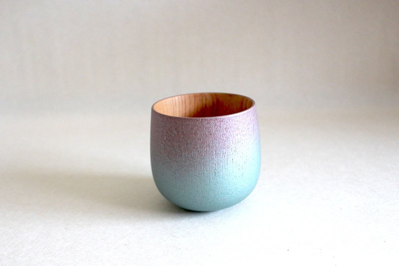 [Made to order] SUWARI Gradation color - 酒杯/酒器 - 木头 粉红色
